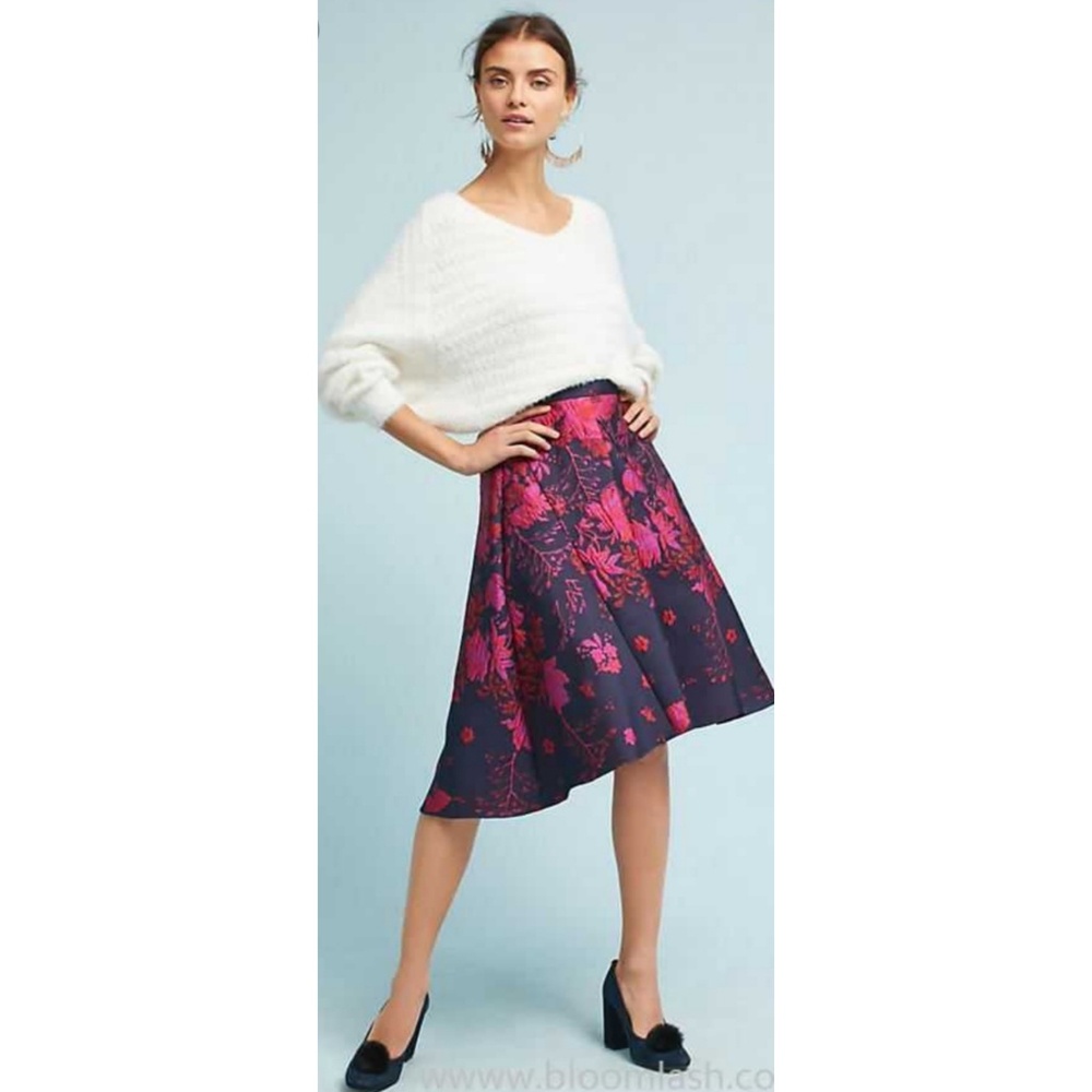 Anthropologie Eva Franco Jacquard Skirt